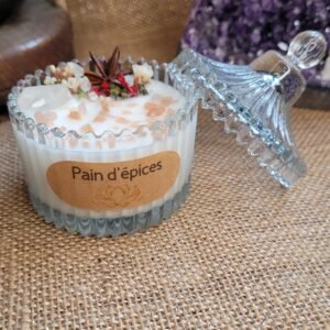 Bougie d’intention Pierre de Lune Pain d’Epices
