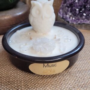 Bougie Hiboux parfum Musc