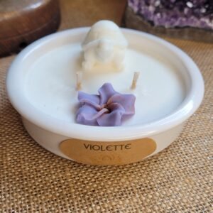 Bougie Tortue parfum Violette