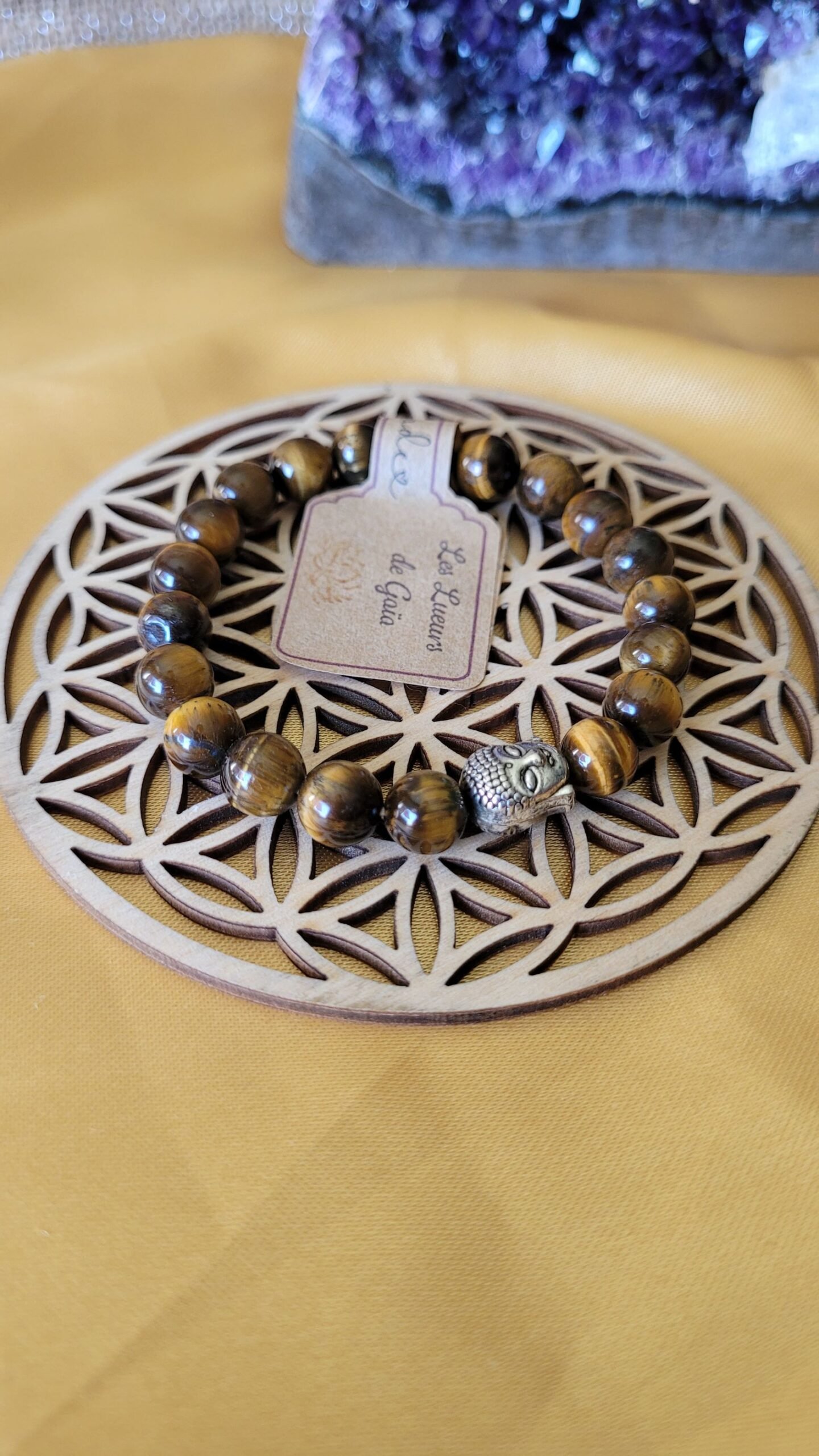 Bracelet œil de tigre 8mm – Image 2
