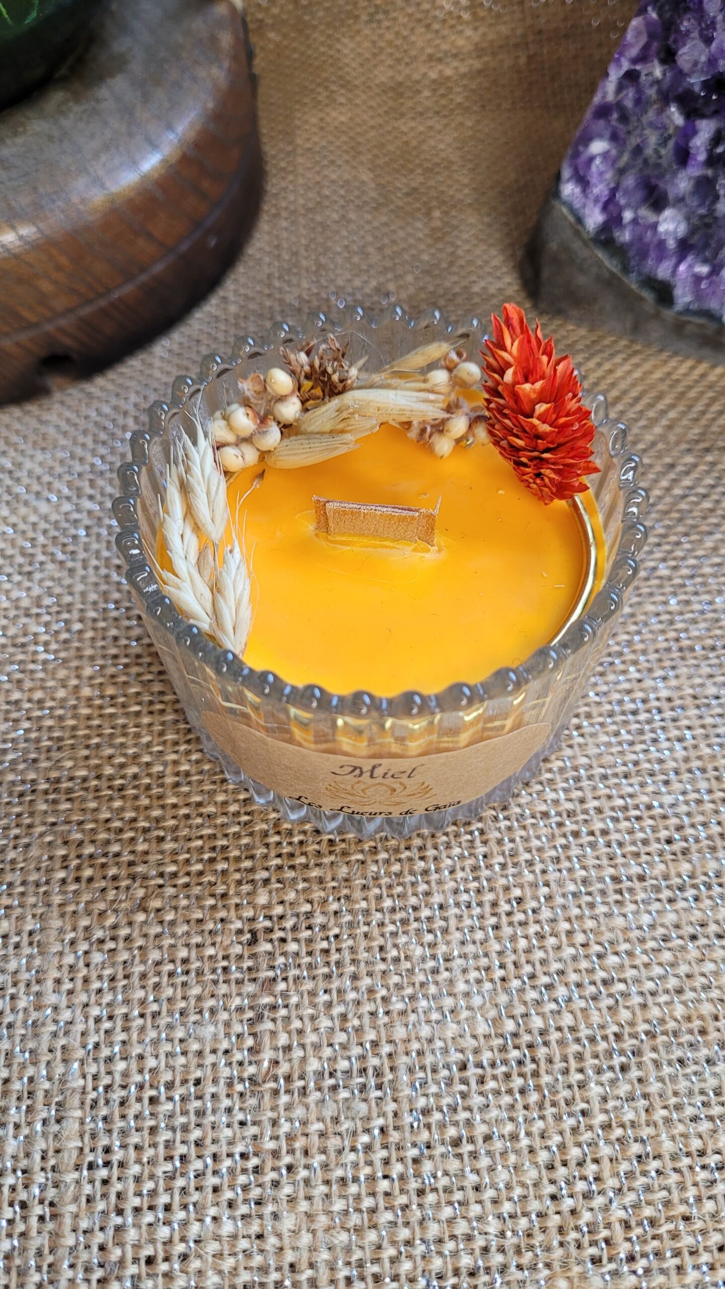 Bougie bonbonnière parfum Miel – Image 2