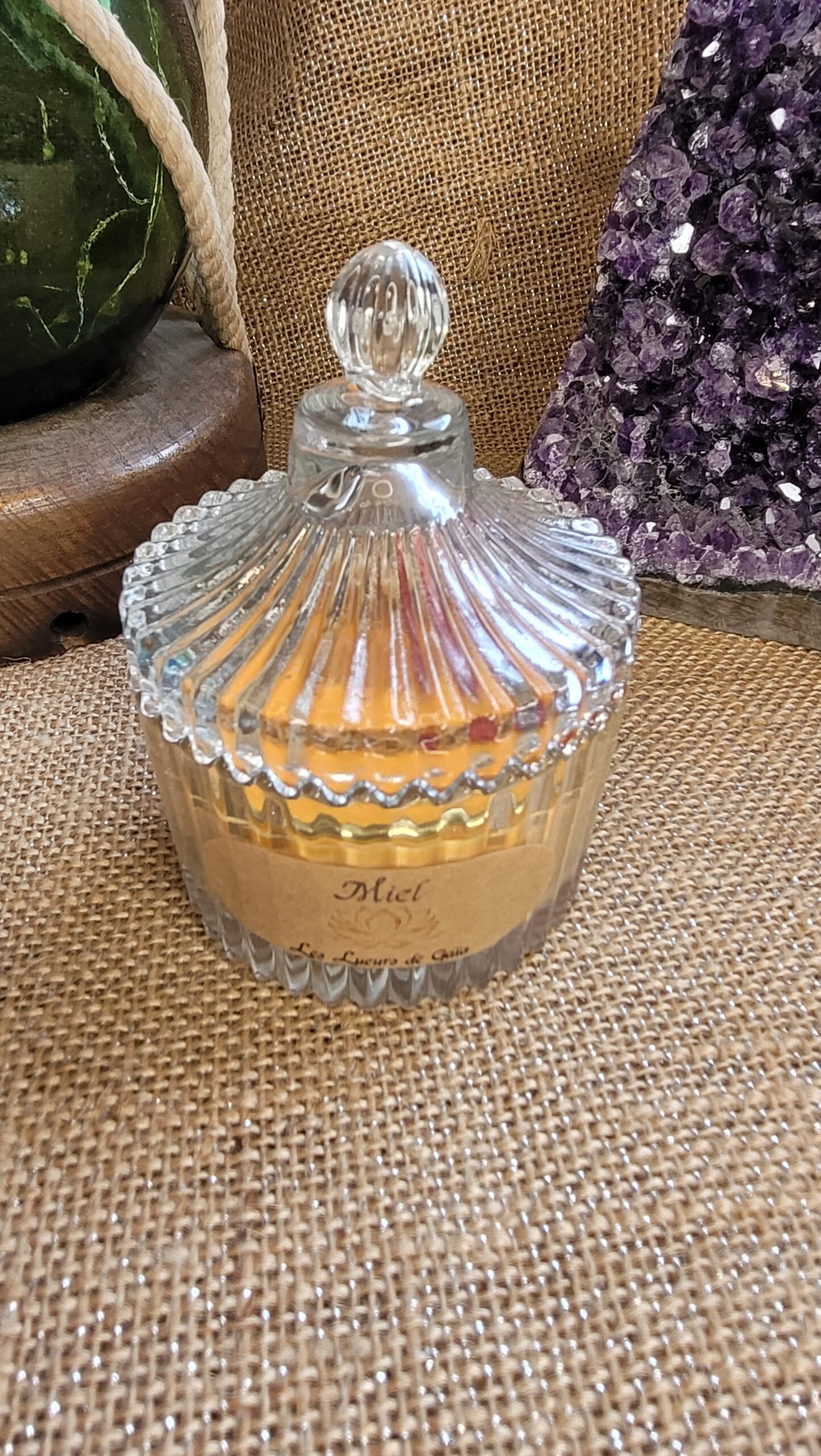 Bougie bonbonnière parfum Miel – Image 3