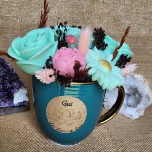 Bougie bouquet de fleurs parfum Guï