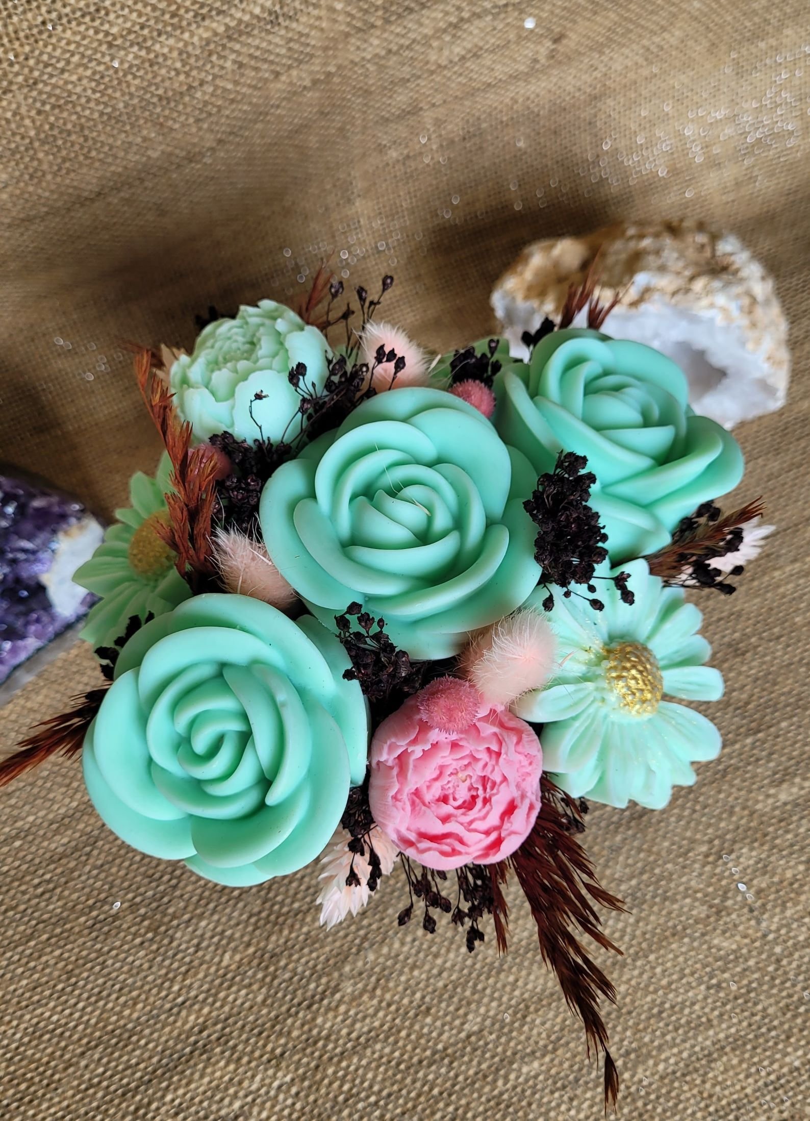Bougie bouquet de fleurs parfum Guï – Image 2