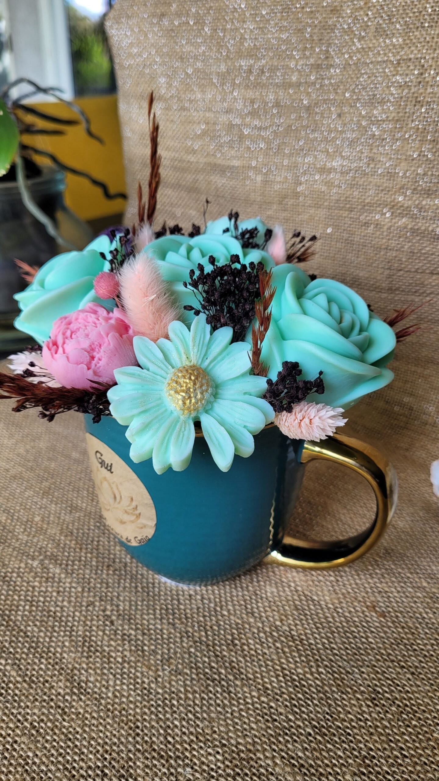 Bougie bouquet de fleurs parfum Guï – Image 4