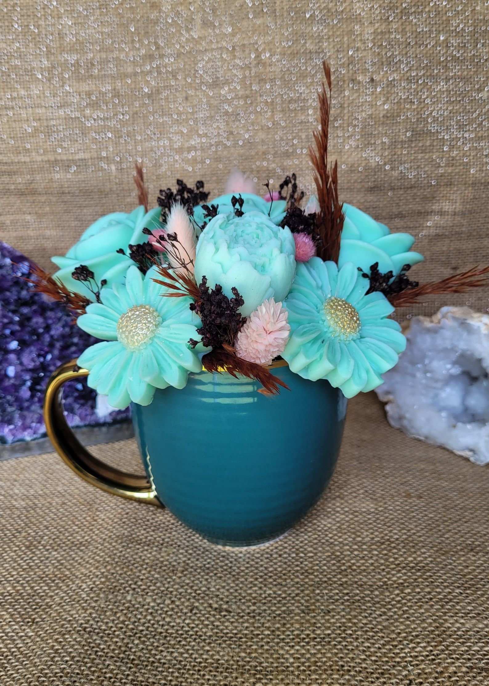 Bougie bouquet de fleurs parfum Guï – Image 3