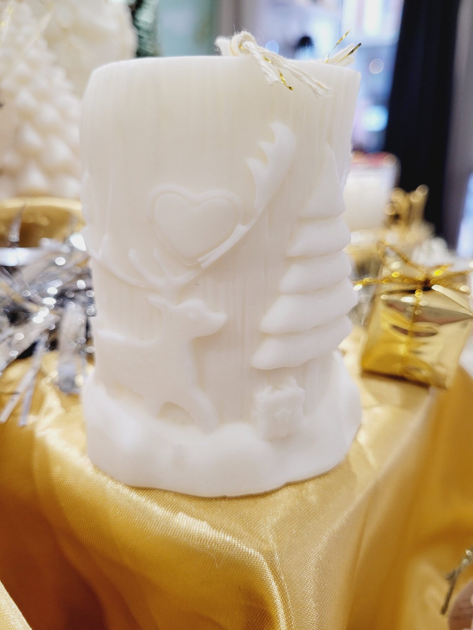 Bougie de Noël Enchantée – Image 2