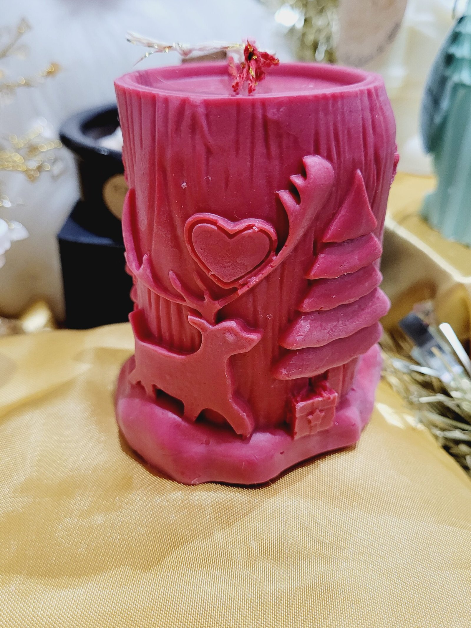 Bougie de Noël Enchantée – Image 3