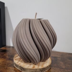 Bougie Spirale Cerise Noire