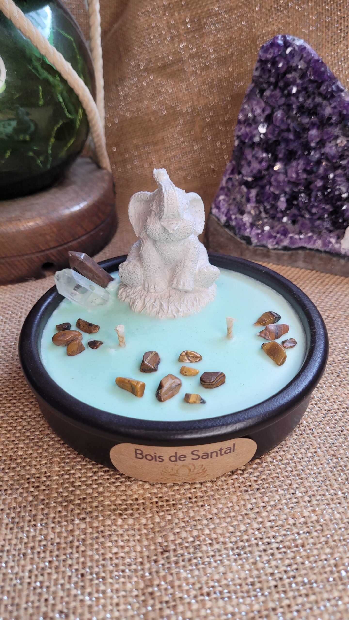 Bougie Elephant parfum Bois de Santal – Image 3
