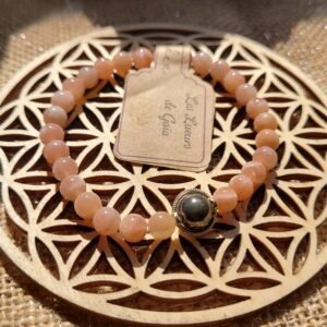 Bracelet Pierre de Soleil Hématite 6mm
