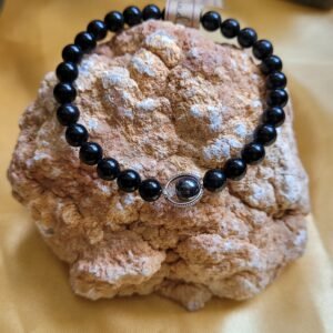 Bracelet Obsidienne Hématite 6mm