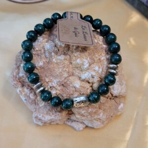 Bracelet Malachite Homme 8mm