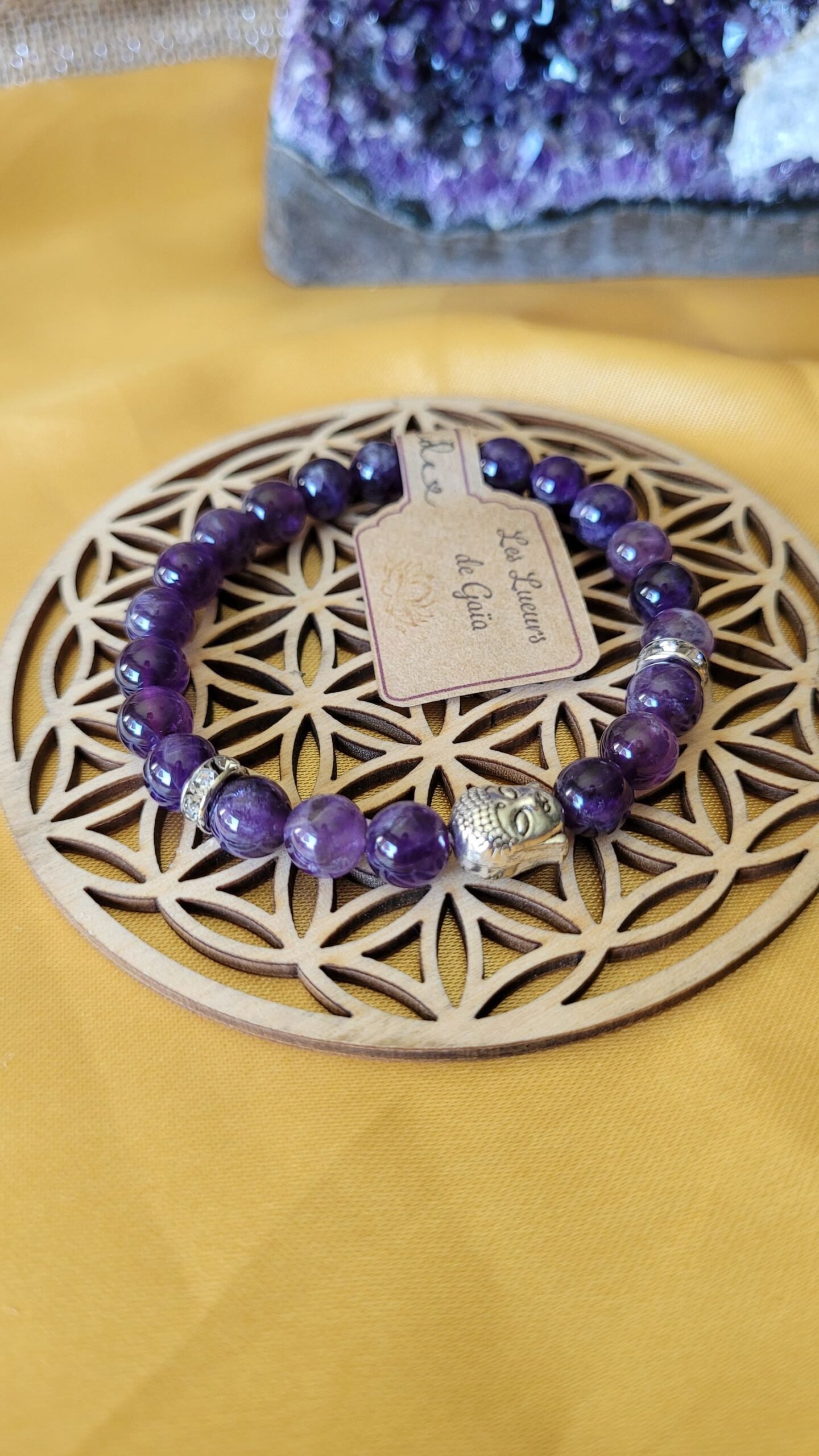 Bracelet Améthyste 8mm – Image 2