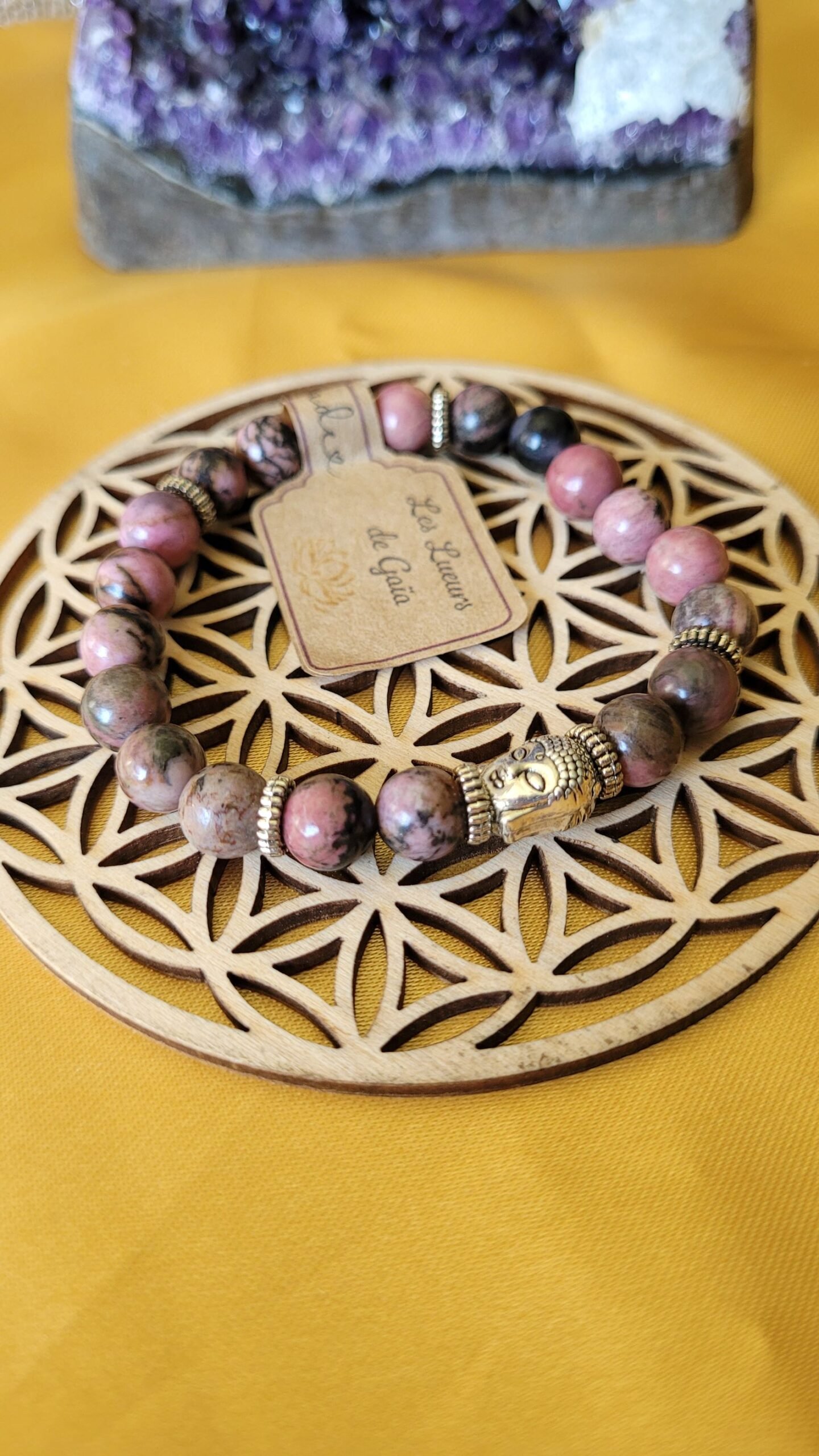 Bracelet Rhodonite 8mm – Image 3