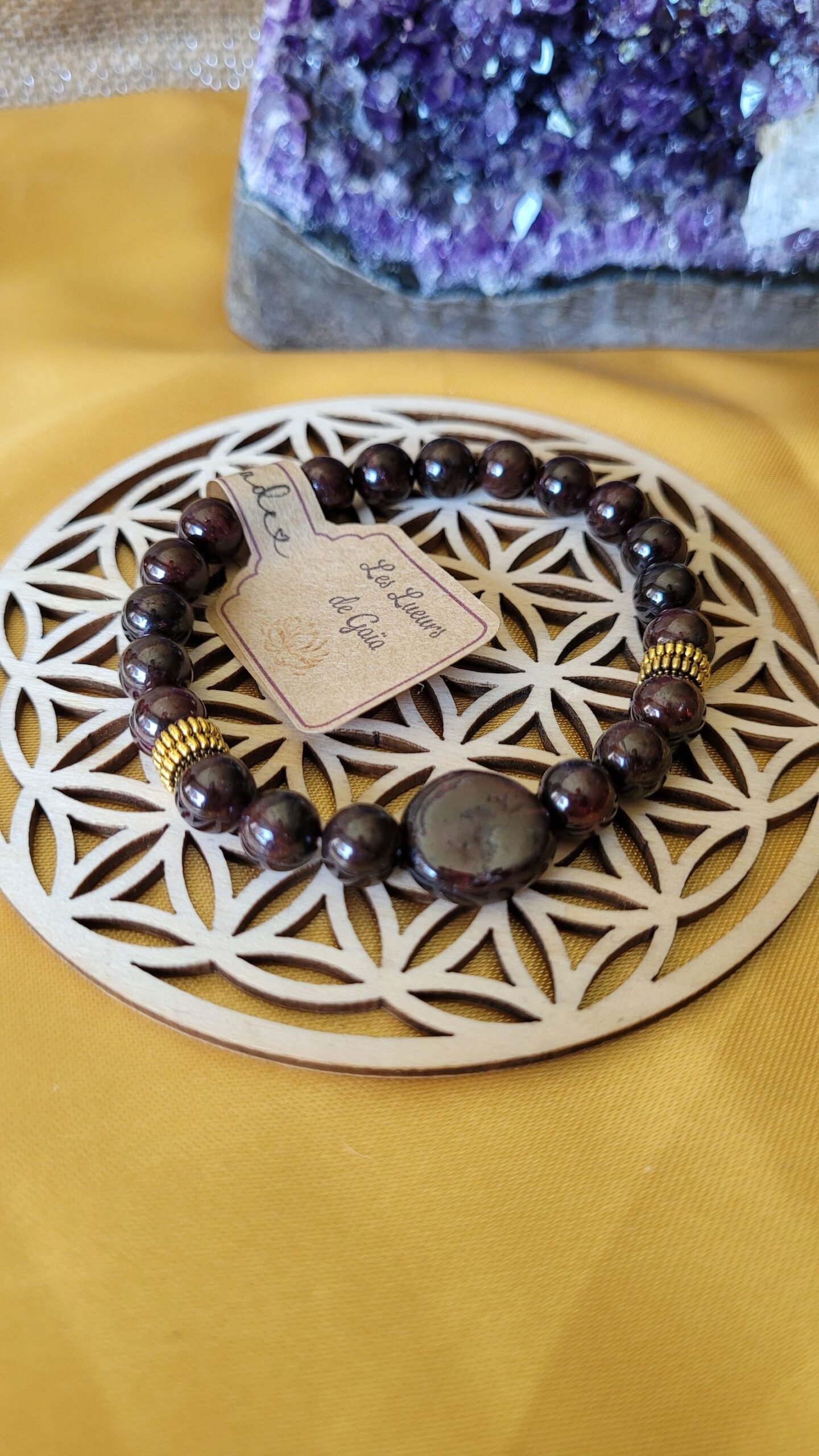 Bracelet Grenat 8mm – Image 3