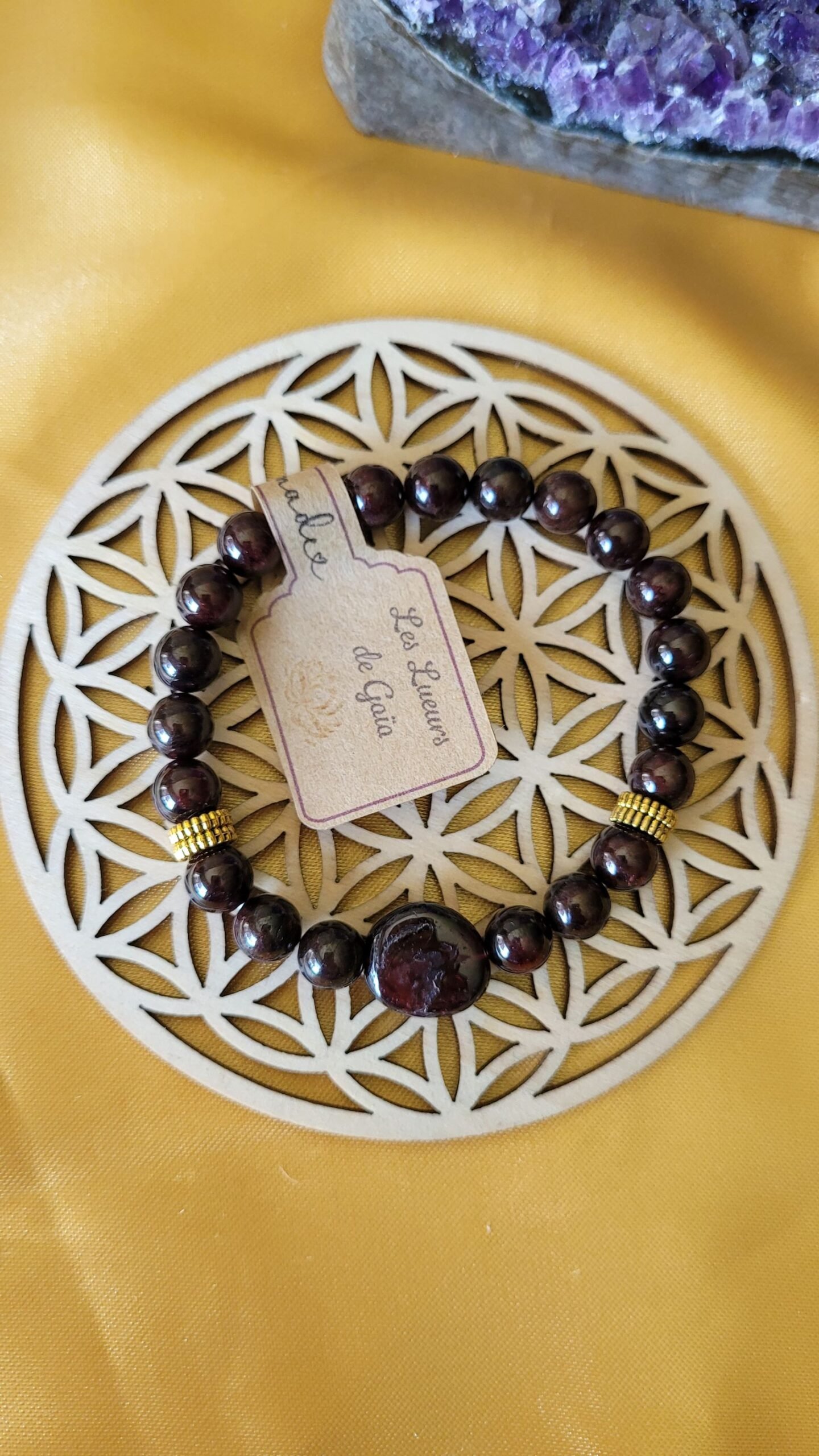 Bracelet Grenat 8mm – Image 2