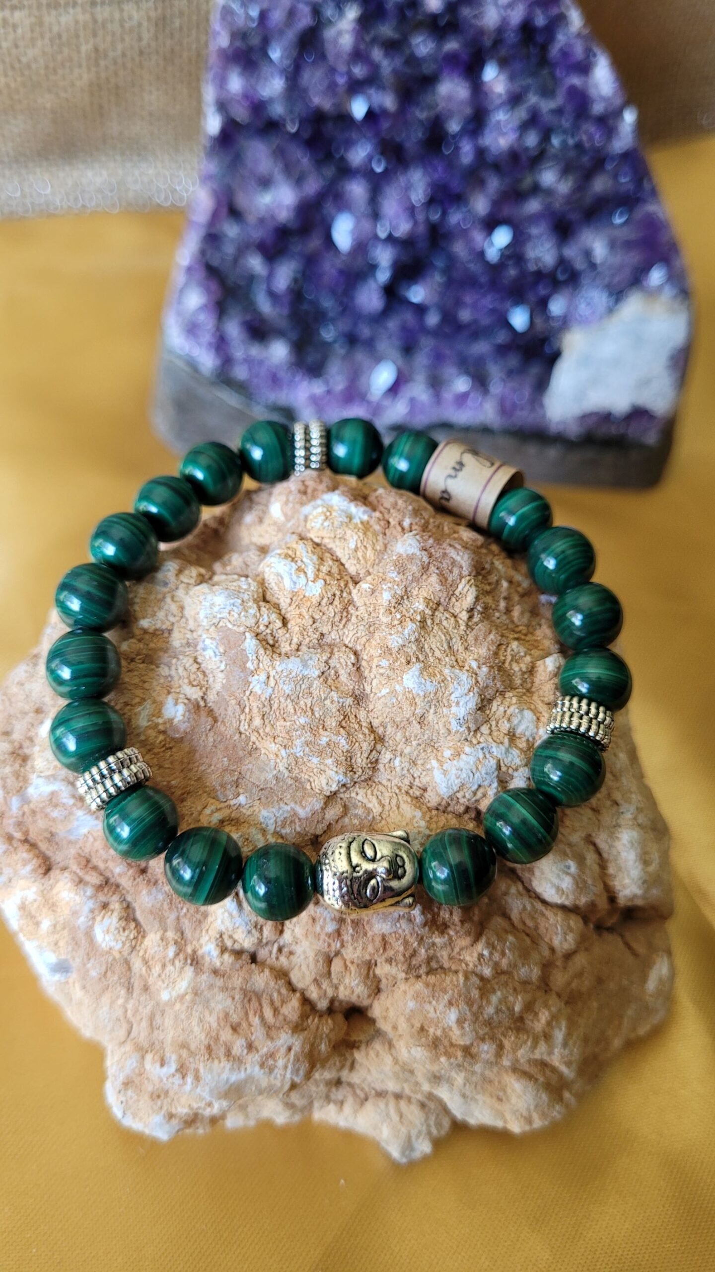 Bracelet Malachite 8mm