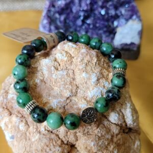 Bracelet Rubis Zoïsite-8mm