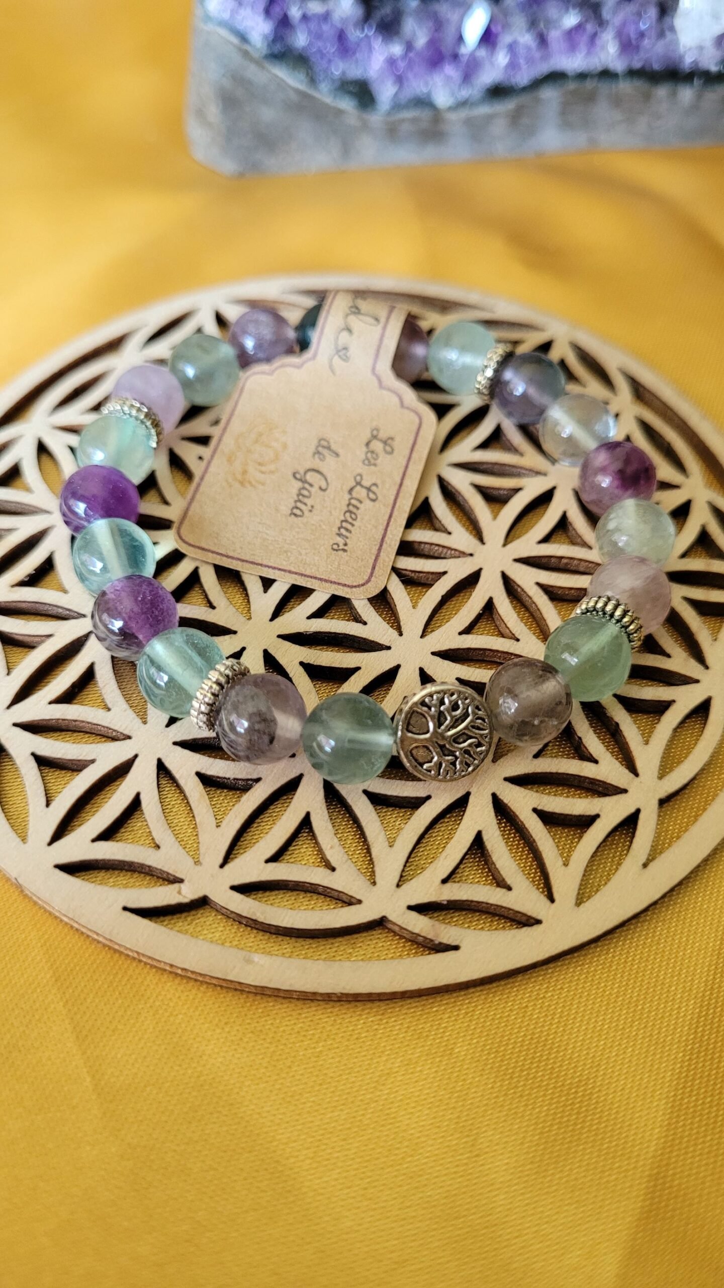 Bracelet Fluorite 8mm – Image 2