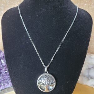 Collier arbre de vie Cristal de Roche