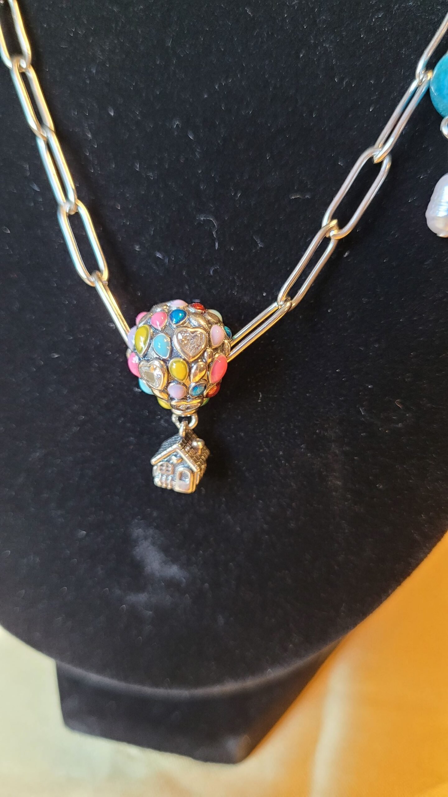 Parure collier boucles d'oreilles "La Haut" – Image 5