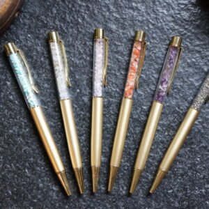 Stylos pierres naturelles