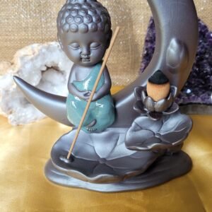 Porte encens Bouddha Lune