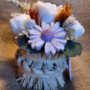 Bougie bouquet de fleurs parfum Lilas 2