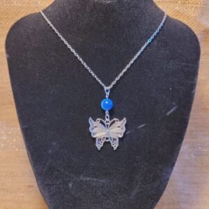 Collier Papillon Agate