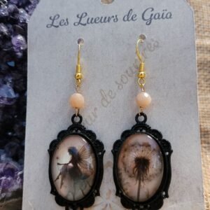Boucles d&rsquo;oreilles Fée style Baroque